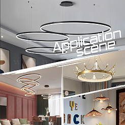 Железный подвесной светильник цепь&nbsp;CH-GA0001-01R