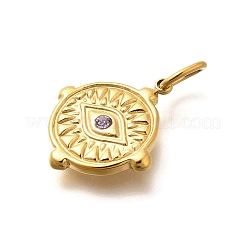 Подвески из нержавеющей стали 304 со стразами&nbsp;STAS-M109-08G