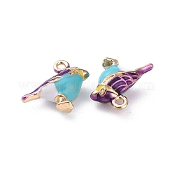 Pendentifs d'émail en alliage&nbsp;X-ENAM-R149-08B-G