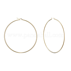 Orecchini a cerchio grandi in acciaio inossidabile 304&nbsp;EJEW-F105-02G-A