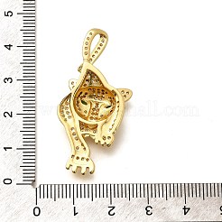 Cremagliera placcatura micro ottone spianare pendenti zirconi&nbsp;KK-L226-052G-02
