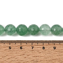 Naturales verdes fresa de cuarzo hebras de abalorios&nbsp;GG-CBA0166-A02-10mm