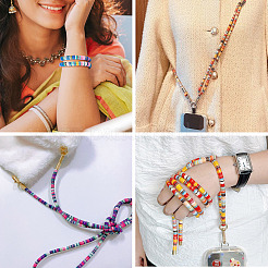 5 м шнур с эластичной обмоткой в этническом стиле&nbsp;OCOR-TA0002-44C