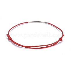 Verstellbare Armbänder aus gewachster Baumwolle&nbsp;BJEW-JB04206-01