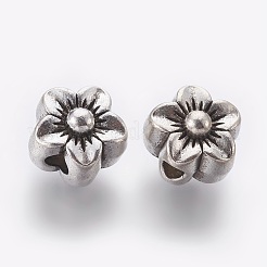 Сплавочные овальные бусины тибетского стиля &nbsp;LS-MPDL-5452-AS-FF