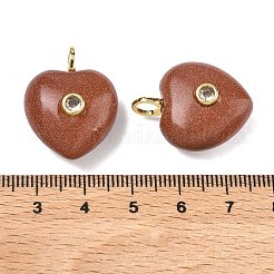 Colgantes de piedra naturales mezclados y sintético&nbsp;G-B180-03G