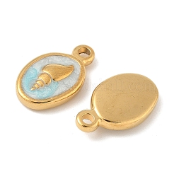 Подвески из нержавеющей стали 304 с эмалью&nbsp;STAS-U057-15G-A