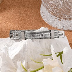 Устойчивый к потускнению модный унисекс 304 нержавеющая сталь ремешок для часов браслеты&nbsp;LS-BJEW-F065B-01