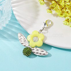 Decorazione pendente fiore acrilico&nbsp;HJEW-JM01312-03