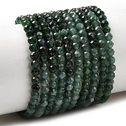 Естественный жадеит бисер пряди&nbsp;G-P603-C-3mm-02