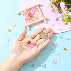 50шт 5 стиля прозрачные акриловые бусины&nbsp;TACR-YW0003-40