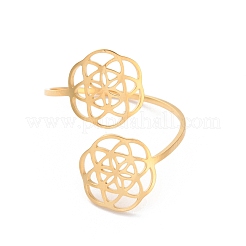 Открытые кольца из нержавеющей стали 304 для женщин&nbsp;LS-RJEW-S240-02G