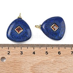 Gefärbte natürliche Sesamjaspis-Anhänger&nbsp;KK-C251-01C-01
