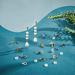 Фурнитура для сережек-клипс из нержавеющей стали 304&nbsp;STAS-PH0005-65