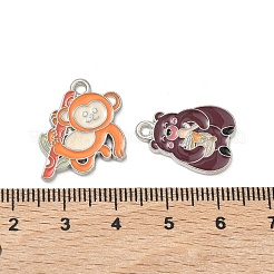 Подвески из эмалевого сплава с животными&nbsp;ENAM-K081-02P