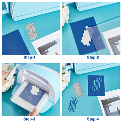 Рождественские трафареты для резки углеродистой стали DIY-WH0309-1256