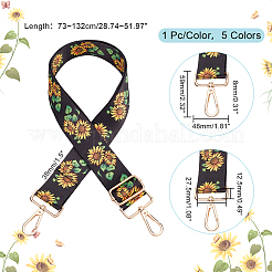 5 sangle de sac réglable en polyester à motif floral&nbsp;FIND-PH0017-55