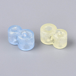 Светящиеся матовые прозрачные акриловые бусины&nbsp;TACR-T029-21I