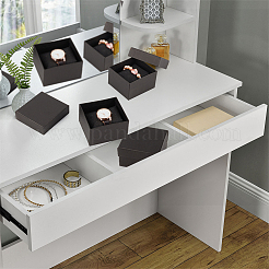 Rechteckige Aufbewahrungsboxen für Schmuckuhren aus Pappe&nbsp;LS-CON-WH0092-54