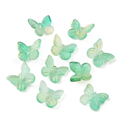 Бусины лэмпворк из золотого песка ручной работы&nbsp;LAMP-WH0001-11I