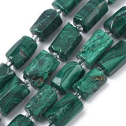 Природного малахита бисер нитей&nbsp;G-C270-K03