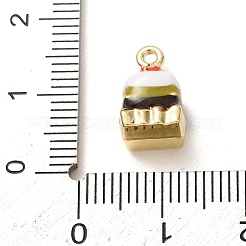 Pendentifs d'émail en laiton &nbsp;KK-CBA260B-14B-G