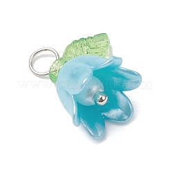 Perline acriliche con pendenti in perle di plastica imitazione&nbsp;PALLOY-JF03825-01