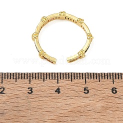 Anelli aperti a bracciale in ottone con pavé di zirconi colorati per donna&nbsp;CU-CBA46D5-03G