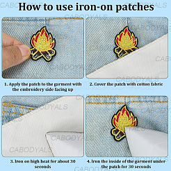 20 шт. полиэстеровые нашивки на одежду&nbsp;PATC-CY0001-40