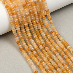 2 нити натуральных топазовых нефритовых бусин&nbsp;G-PA0001-24B