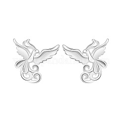 Серьги-гвоздики из серебра феникс 999&nbsp;FS-WGF5874-01