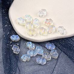 Прозрачные стеклянные бусины&nbsp;GLAA-YW0003-15