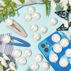 60шт абс пластмассовые имитационные жемчужные кабошоны&nbsp;OACR-FG0001-01