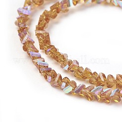 Гальванические стеклянные бусины&nbsp;GLAA-F092-A05