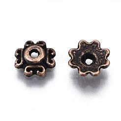 Coppette copriperla di perline stile tibetano&nbsp;RLF1259Y-NF
