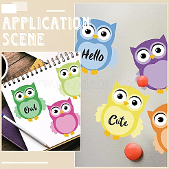 12 bloc-notes adhésif hibou&nbsp;OFST-SP0001-10