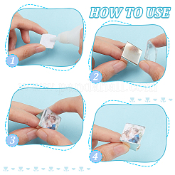 16 шт. латунные регулируемые кольцевые хвостовики&nbsp;KK-HY0001-88