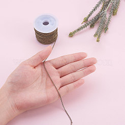 Латунные витой цепочки&nbsp;CHC-CJ0001-24AB