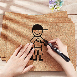 Fogli di sughero autoadesivi&nbsp;DIY-BC0011-85