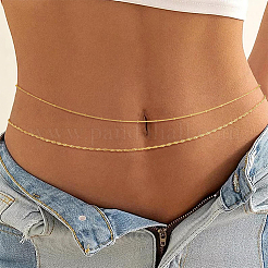 Chaîne de ceinture en alliage&nbsp;AJEW-WH20059-41G