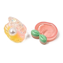 Бусины и подвески из непрозрачной смолы&nbsp;RESI-XCP0001-10