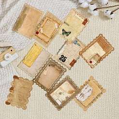 20 pieza de 10 estilos de almohadillas de papel de encaje vintage europeo para álbum de recortes de diy&nbsp;SCRA-DJ0001-12