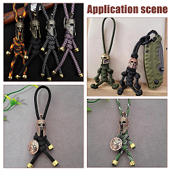 4 шт. латунные бусины для шлема&nbsp;FIND-UN0007-84BL