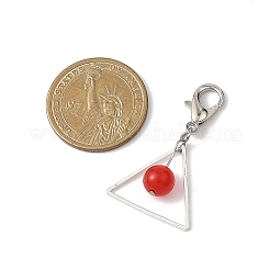 3 подвесной элемент из латунного треугольника&nbsp;HJEW-JM04552