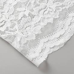 Фаты из полиэфирного кружева&nbsp;AJEW-CY0001-41B