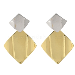 Латунные болтающиеся серьги&nbsp;EJEW-S262-01GP