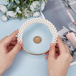 Ручки кошелька из акрила с имитацией жемчуга&nbsp;FIND-WH20015-027A