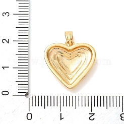 Messinganhänger zum Valentinstag&nbsp;KK-H295-01G