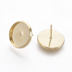202 Ohrstecker-Beschläge aus Edelstahl&nbsp;STAS-P221-08C-G