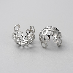 Tappo con perlina cava in ottone&nbsp;KK-WH0031-67C-P